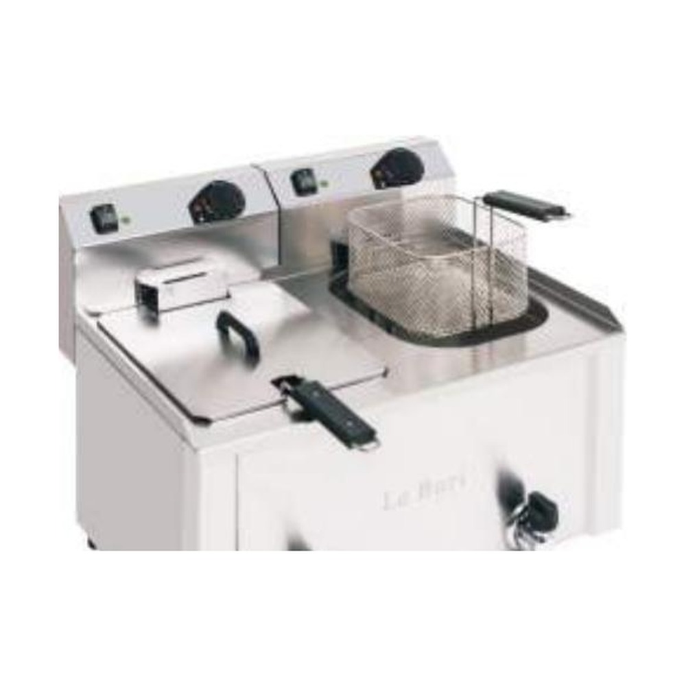 Freidora eléctrica doble monofásica La Bari FKG-100-LB 10+10 L