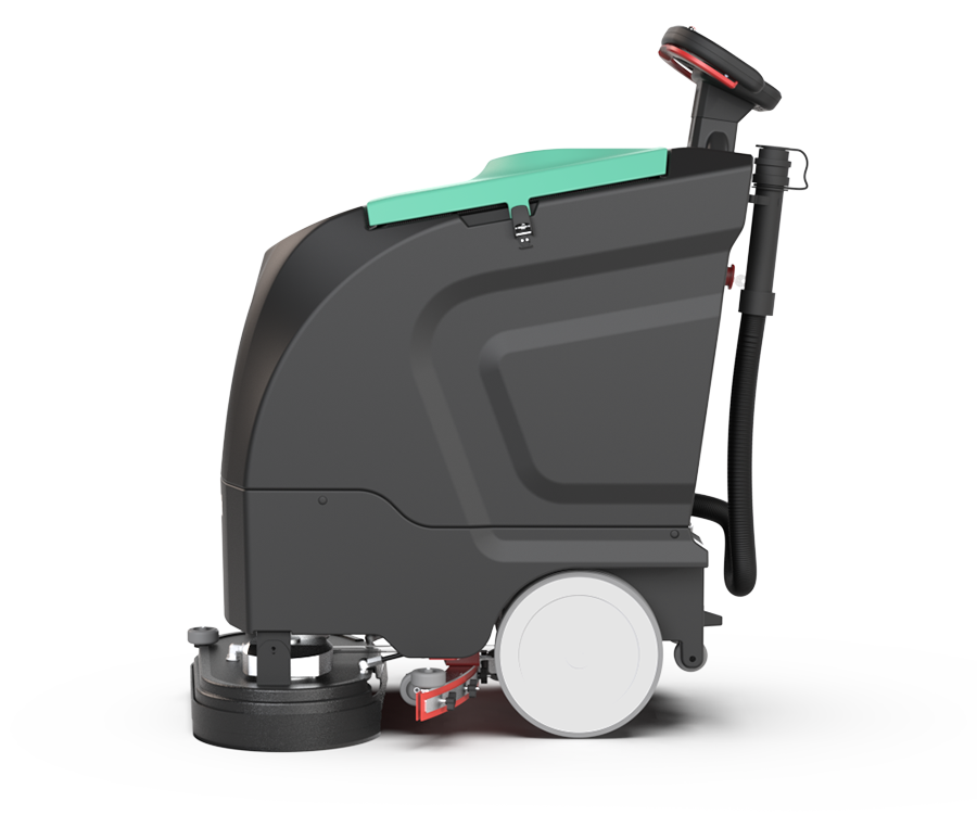 KlinMak Joker 5050 - vista lateral Vista lateral oficial de la fregadora secadora KlinMak Joker 5050