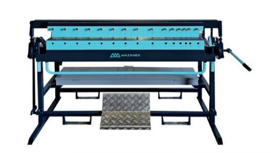 Plegadora manual segmentada de chapa MAZANEK ZGRs 1000 L/1,0