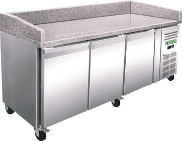 Mesa refrigerada para pizzería La Bari PZ-3600-TN-LB