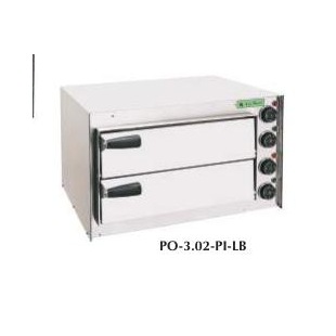 Horno mini pizza profesional La Bari PO-3.02-PI-LB para 2 pizzas