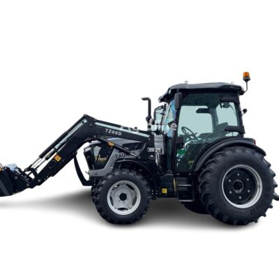 TAUROS TB504C 4x4 50 HP con cargador frontal TZ06D vista lateral