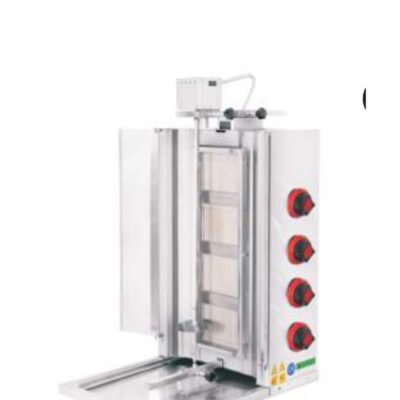 Máquina kebab profesional La Bari UMSDOG-4 de 4 fuegos
