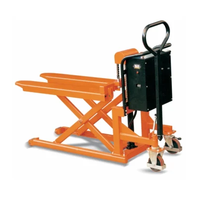 Transpaleta de tijera eléctrica movible HU-LIFT PE100S | 1.000 kg