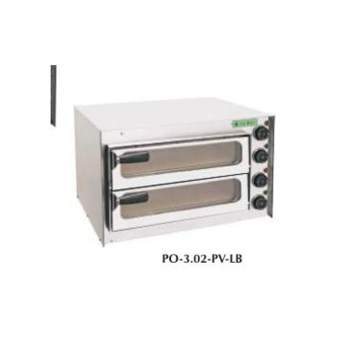 Horno mini pizza profesional La Bari PO-3.02-PV-LB | 2 pizzas