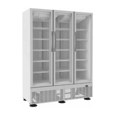 Armario expositor refrigerado La Bari USS-1500-D3K | 3 puertas de cristal