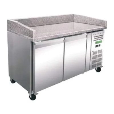 Mesa refrigerada para pizzería La Bari PZ-2600-TN-LB | 390 L