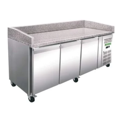 Mesa refrigerada para pizzería La Bari PZ-3600-TN-LB | 580 L