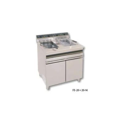 Freidora eléctrica doble MAGNUS FE-20+20-M | 20+20 L, 24 kW