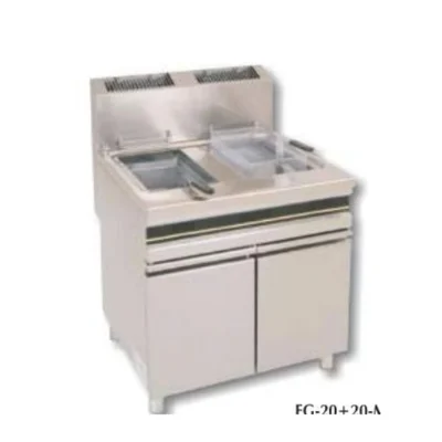 Freidora a gas doble MAGNUS FG-15+15-M | 15+15 L
