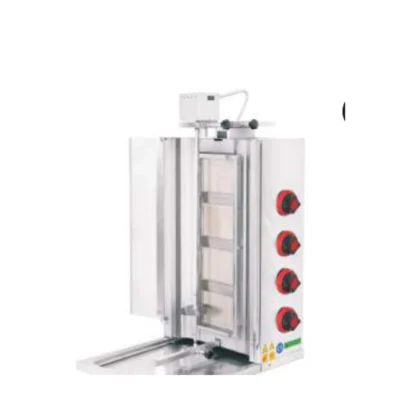 Máquina kebab profesional La Bari UMSDOG-4 | 4 fuegos, 6,9 kW
