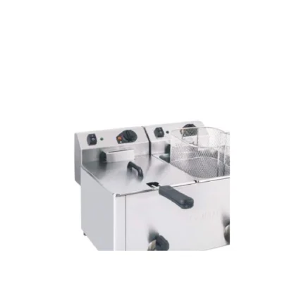 Freidora eléctrica ECO doble La Bari FI-1010-GTC-LB | 10+10 L, trifásica
